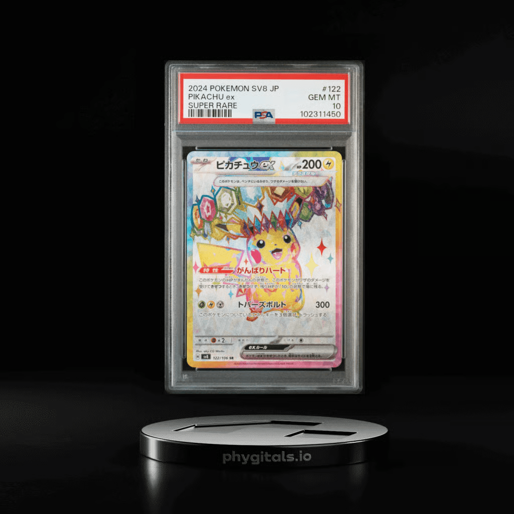 2024 POKEMON JPN SV8-SUPER ELECTRIC BREAKER SUPER RARE #122 PIKACHU EX